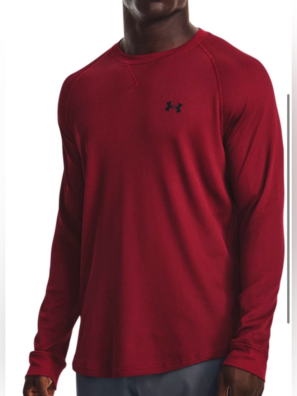 Under Armour waffle knit long-sleeve shirt- Sz XL